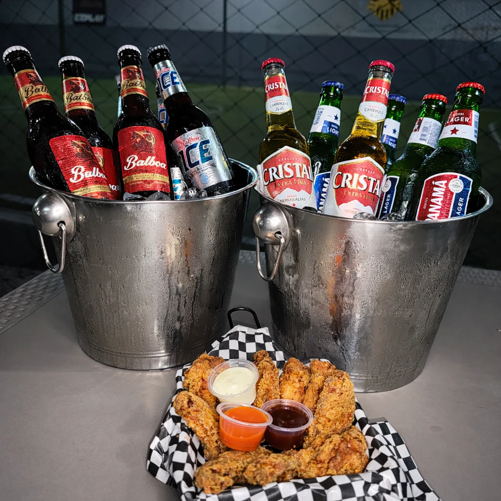 1 Hora de Juego en Cancha de Fútbol + 10 Wings + 2 Cubetazos por $50 en Triple Shot - Image 2
