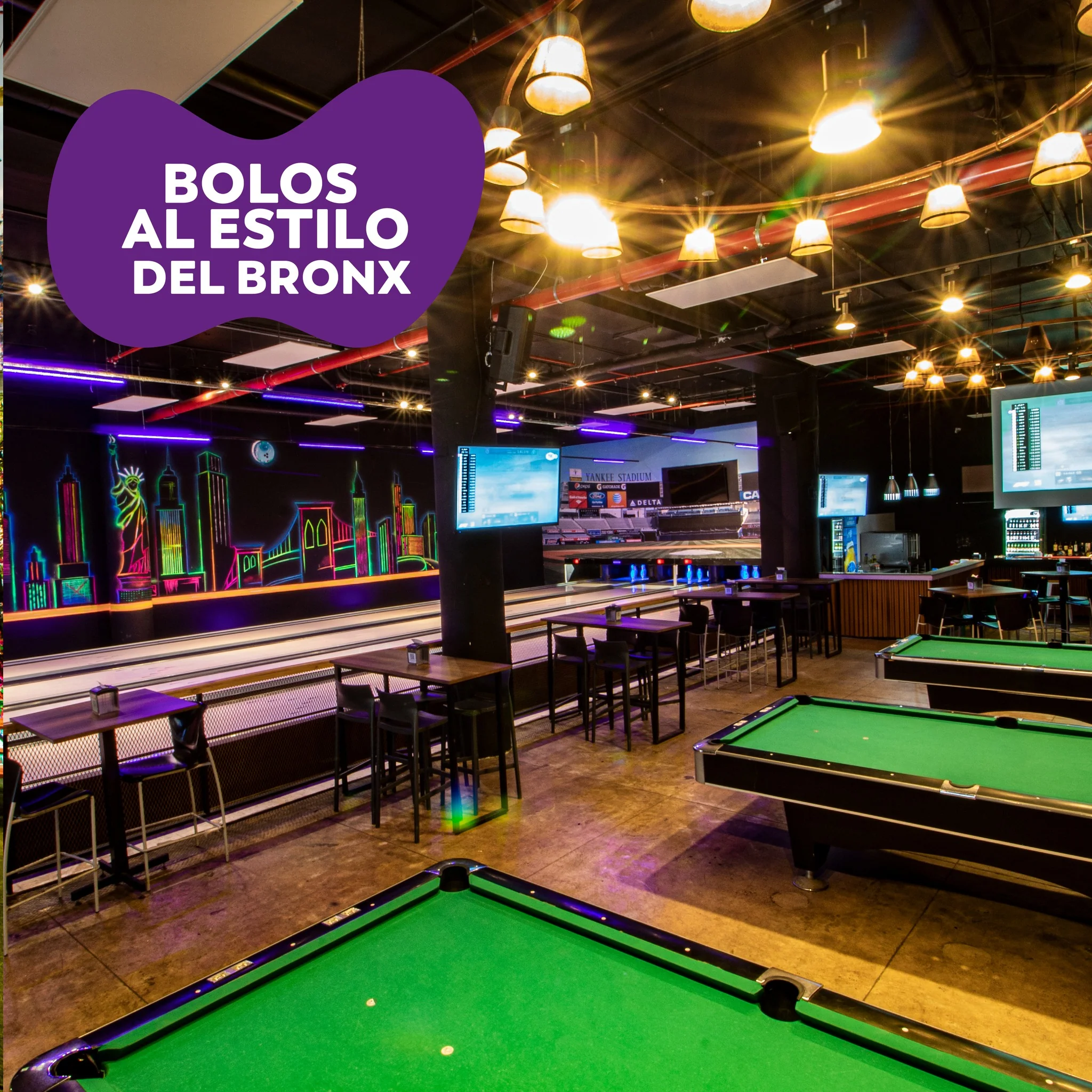 1 Hora y Media de Bolos + Zapatos + 15 Alitas por solo $35 en Bolos del Bronx - Image 3