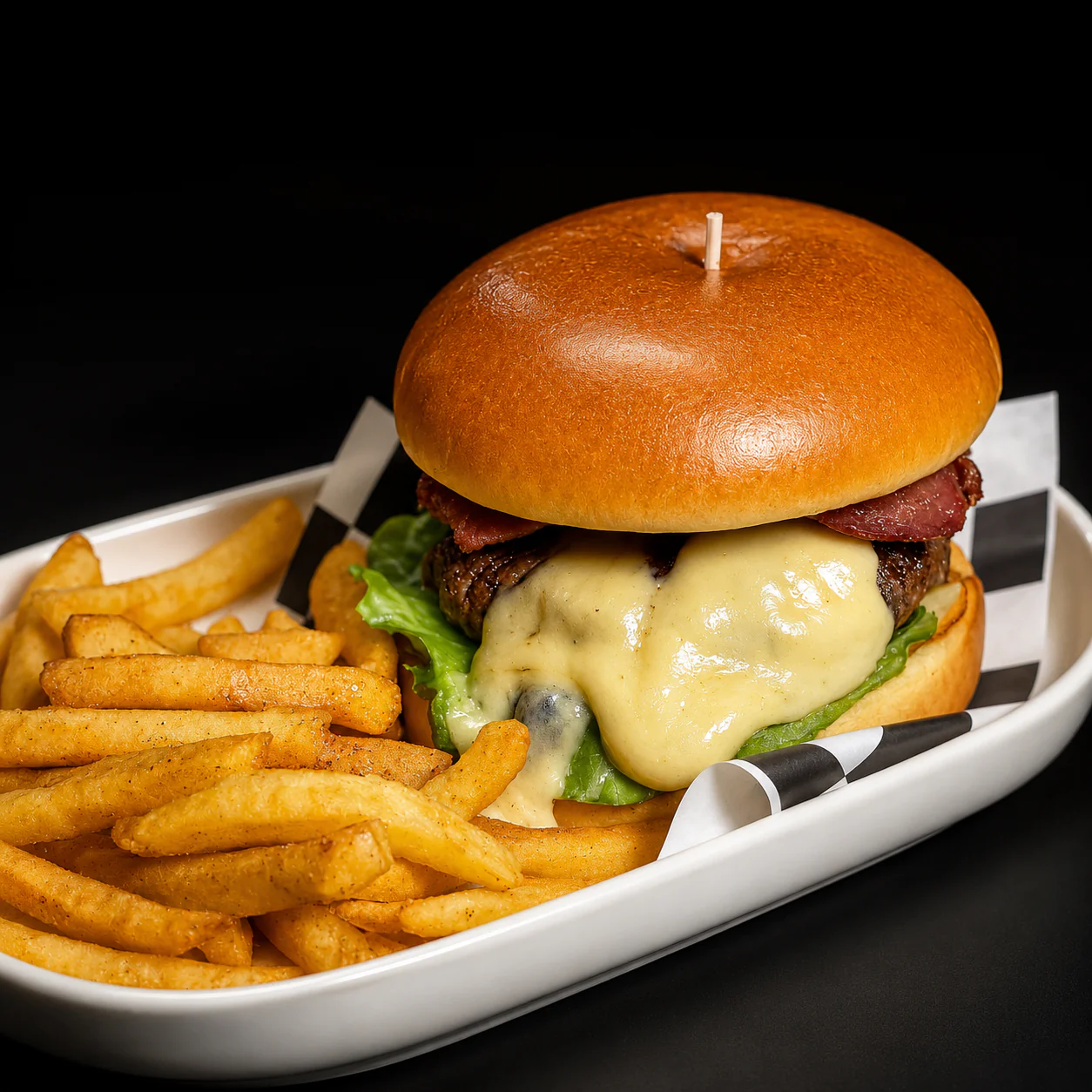 2 Burgers Clásicas + 2 Ordenes de Papas Fritas + 2 Sodas por solo $10 en Salchipaisitas - Image 3