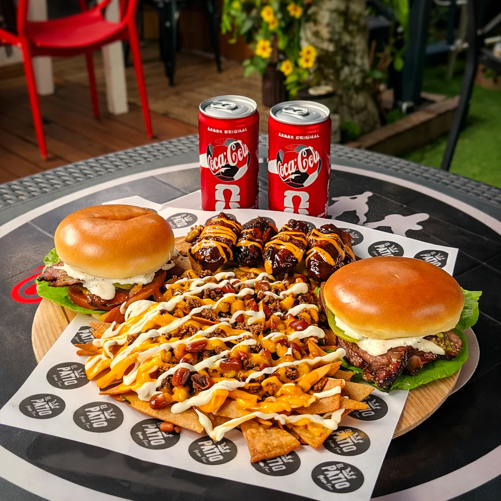 2 Picanha Burgers + 1 Orden de Nachos + 6 Wings Ahumadas + 2 Bebidas por $20 en El Patio de San Francisco - Image 4