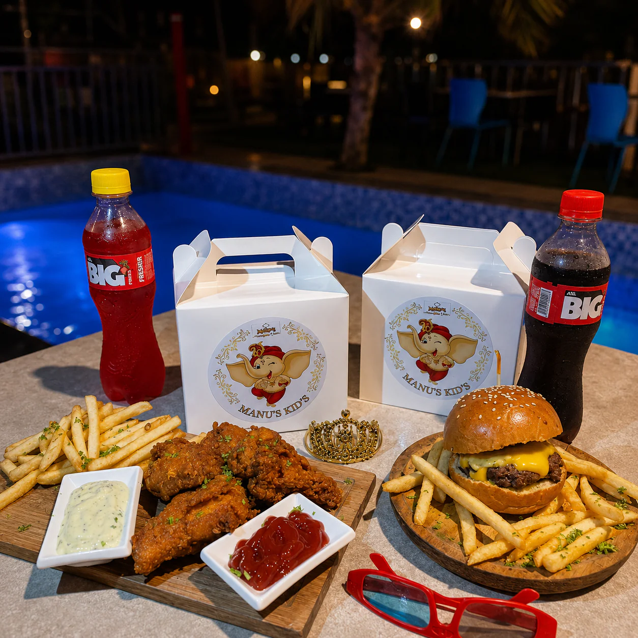 4 Menús Manus Kid + 2 Tickets de Piscina por solo $15 en Manu's Grill - Image 6